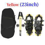 Snow Shoes with Adjustable Poles Carry Bag Set