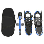 Snow Shoes with Adjustable Poles Carry Bag Set