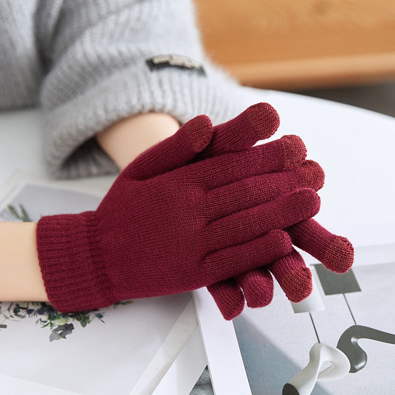 Knitted Thick Gloves