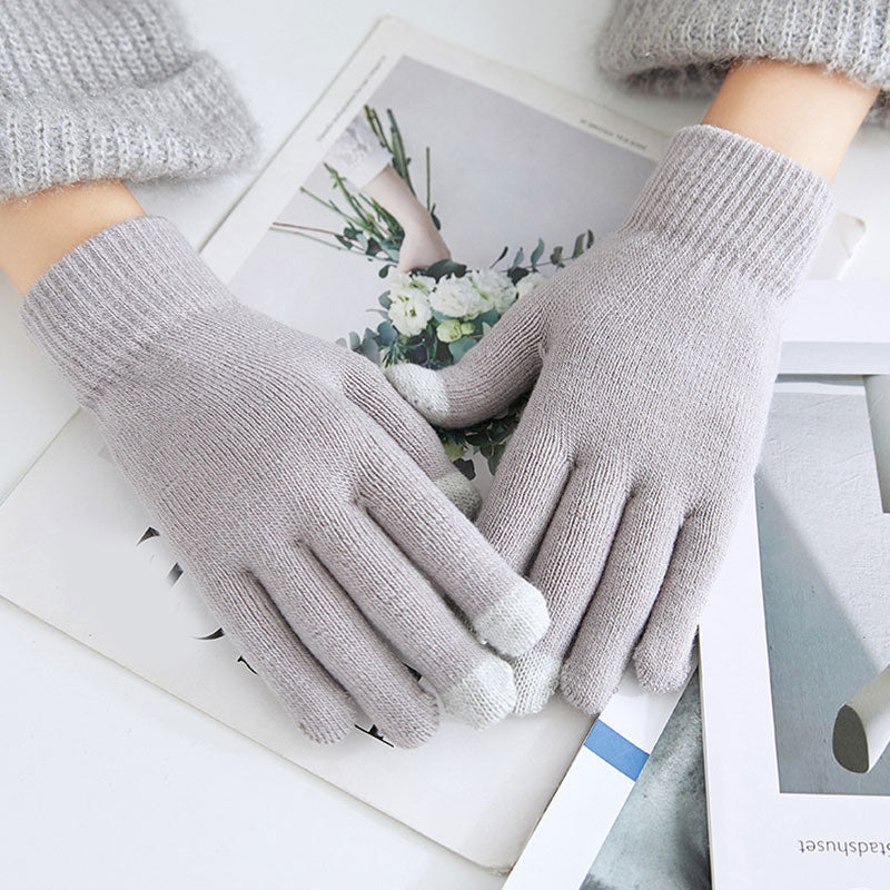 Knitted Thick Gloves