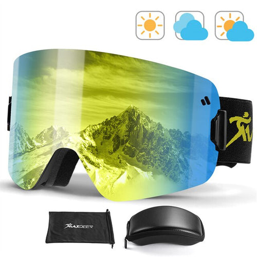 Double Layers Lens Anti-fog Ski Goggles