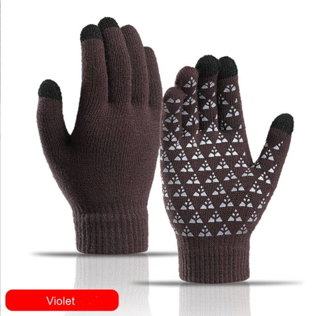 Touch Screen Cotton Knitted Gloves